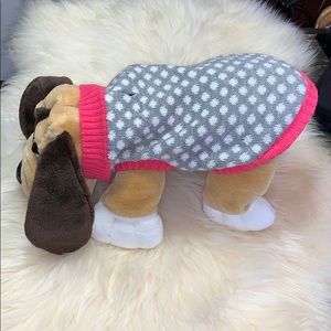 Small dog sweater dog coat